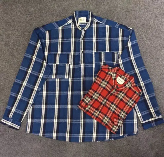 2019 new Korea hiphop justin bieber Men Women Long Sleeve Shirt Oversized Casual Fashion Cotton Pockets Red blue Lattice shirt
2019 new Korea hiphop justin bieber Men Women Long Sleeve Shirt Oversized Casual Fashion Cotton Pockets Red blue Lattice shirt