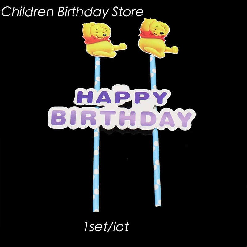 1set/lot Winnie the Pooh cake topper Winnie the Pooh birthday party decorations Winnie the Pooh cake flags party supplies
1set/lot Winnie the Pooh cake topper Winnie the Pooh birthday party decorations Winnie the Pooh cake flags party supplies