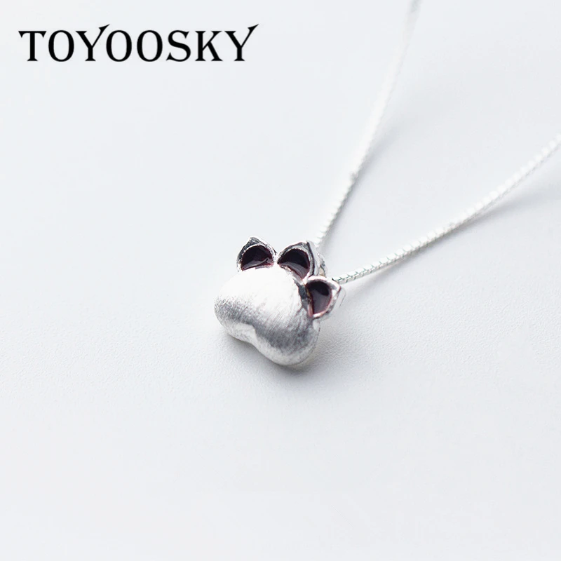 Ожерелье из стерлингового серебра 925 пробы с изображением ног кота, серебряные ожерелья и подвески, Модные женские ювелирные изделия
Ожерелье из стерлингового серебра 925 пробы с изображением ног кота, серебряные ожерелья и подвески, Модные женские ювелирные изделия