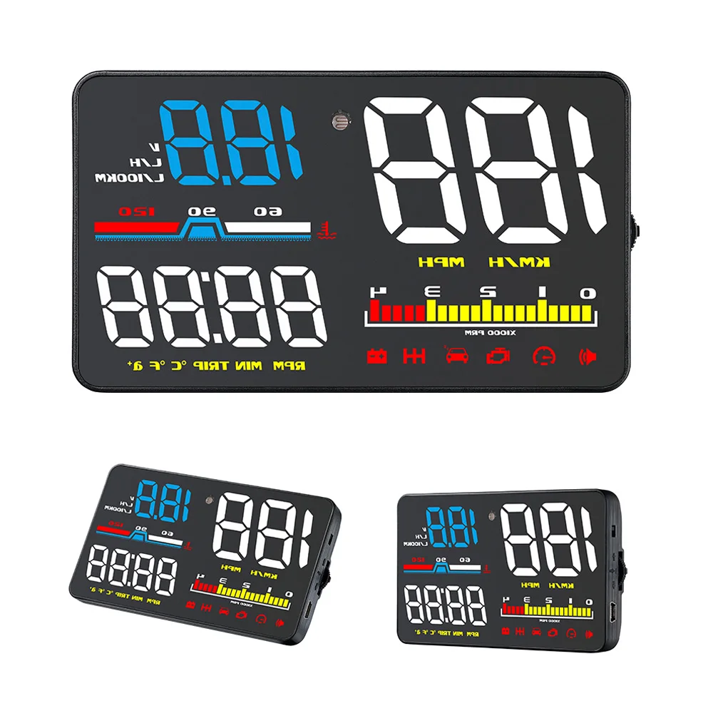 2018 1 Pcs Car HUD Head Up Display 5 Inch HD LED Overspeed Warning System Windshield CSL88
2018 1 Pcs Car HUD Head Up Display 5 Inch HD LED Overspeed Warning System Windshield CSL88