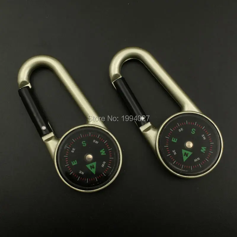 Hot sale 2pcs/lot Zinc alloy camping carabiner with compass tourism navigation tools mountaineering hook tent accessories
Hot sale 2pcs/lot Zinc alloy camping carabiner with compass tourism navigation tools mountaineering hook tent accessories