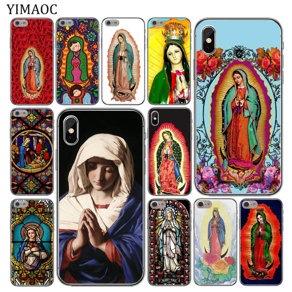 YIMAOC Virgen de Guadalupe художественный Мягкий силиконовый чехол для iPhone 11 Pro X XR XS Max 6 6S 7 8 Plus