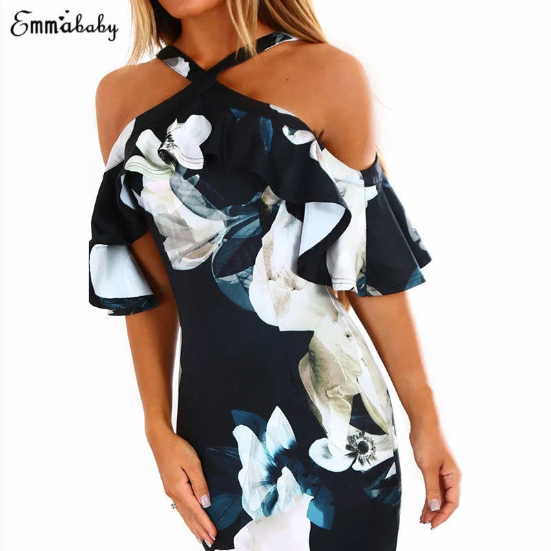 New Sexy Women Summer Floral Printed Dress Bandage Off Shoulder High Waist Party Dress Ruffled Bodycon Dress
New Sexy Women Summer Floral Printed Dress Bandage Off Shoulder High Waist Party Dress Ruffled Bodycon Dress