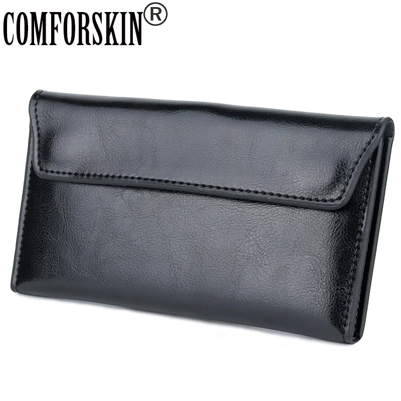 COMFORSKIN Brand Feminine Organizer Wallets With Detachable Card Slots European and American Large Capacity Women's Purses 2018
COMFORSKIN Brand Feminine Organizer Wallets With Detachable Card Slots European and American Large Capacity Women's Purses 2018