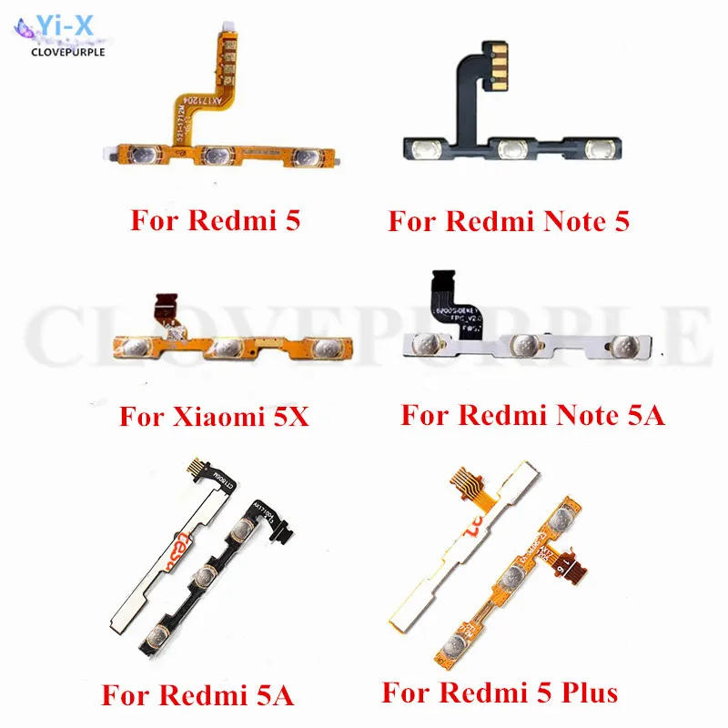 1PCS Power & Volume Up/Down Side Button Flex Cable for Xiaomi 5X Redmi 5/5A/5 Plus for Redmi Note 5/Note 5A
1PCS Power & Volume Up/Down Side Button Flex Cable for Xiaomi 5X Redmi 5/5A/5 Plus for Redmi Note 5/Note 5A