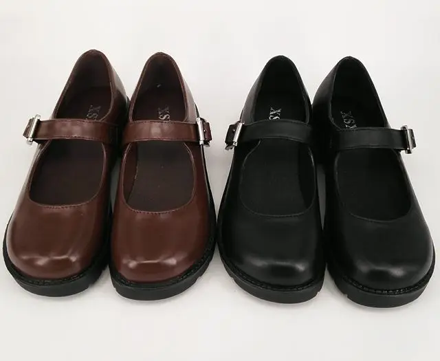 Biamoxer Japanese School Students Uniform Shoes Uwabaki JK Round Toe Buckle Trap Women Girls Lolita Cosplay Med Heels JK Shoes
Biamoxer Japanese School Students Uniform Shoes Uwabaki JK Round Toe Buckle Trap Women Girls Lolita Cosplay Med Heels JK Shoes