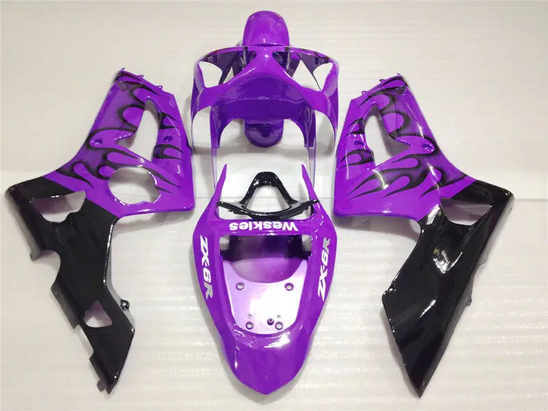Customize Purple complete Body Kits For Kawasaki 2003 2004 ZX6R Injection ABS Fairings Motorcycle Fairing Kit Covers
Customize Purple complete Body Kits For Kawasaki 2003 2004 ZX6R Injection ABS Fairings Motorcycle Fairing Kit Covers