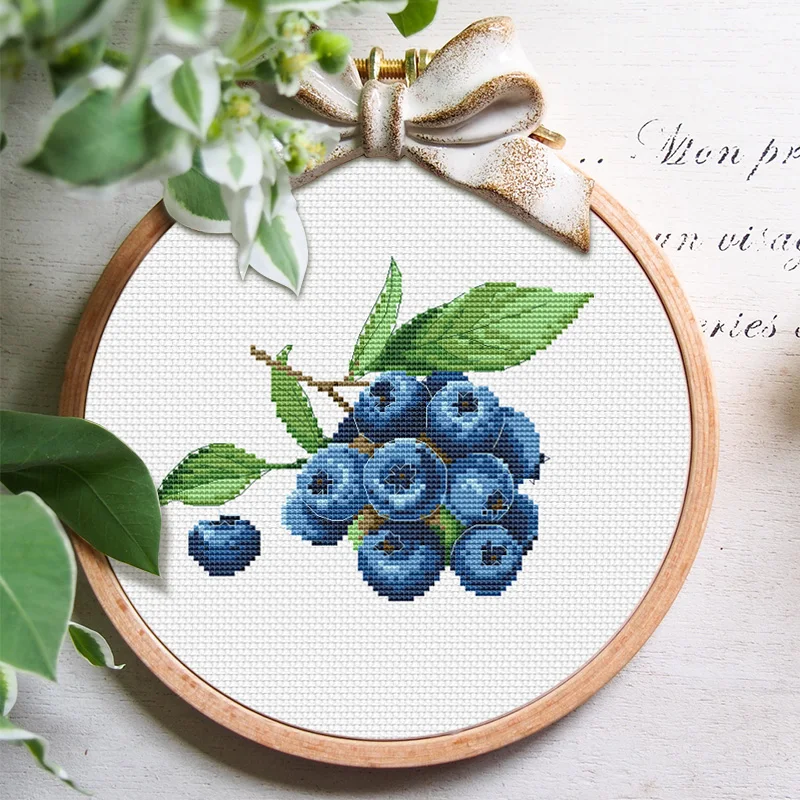 Blueberry cross stitch kit DMC brand thread animal dog count canvas fabric embroidery handmade needlework craft
Blueberry cross stitch kit DMC brand thread animal dog count canvas fabric embroidery handmade needlework craft