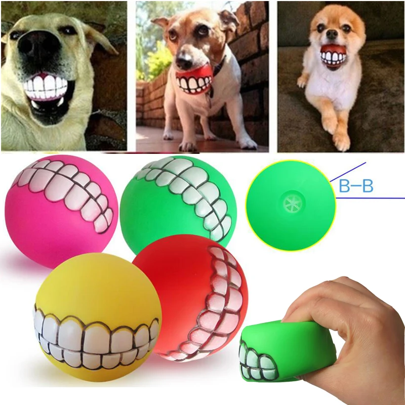 Pets Dog Puppy Cat Ball Toy Teeth PVC Chew Sound Dogs Play Fetching Squeaky Playing Toys Pet Supplies
Pets Dog Puppy Cat Ball Toy Teeth PVC Chew Sound Dogs Play Fetching Squeaky Playing Toys Pet Supplies