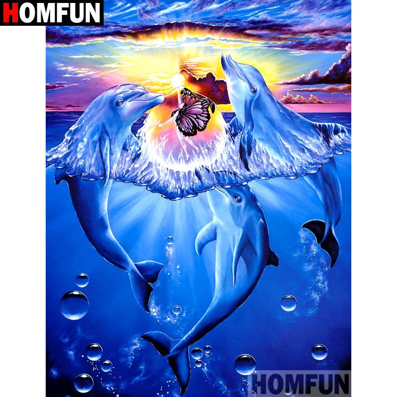 Набор для алмазной вышивки HOMFUN A01750, картина «Дельфин» с квадратными/круглыми стразами 5D «сделай сам», вышивка крестиком, домашний декор
Набор для алмазной вышивки HOMFUN A01750, картина «Дельфин» с квадратными/круглыми стразами 5D «сделай сам», вышивка крестиком, домашний декор