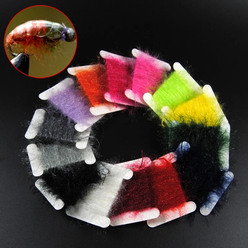 Bimoo 6pcs Fly Tying Body Yarn Scud Sand Worm Fly Tying Material For Nymph Streamer Body
Bimoo 6pcs Fly Tying Body Yarn Scud Sand Worm Fly Tying Material For Nymph Streamer Body