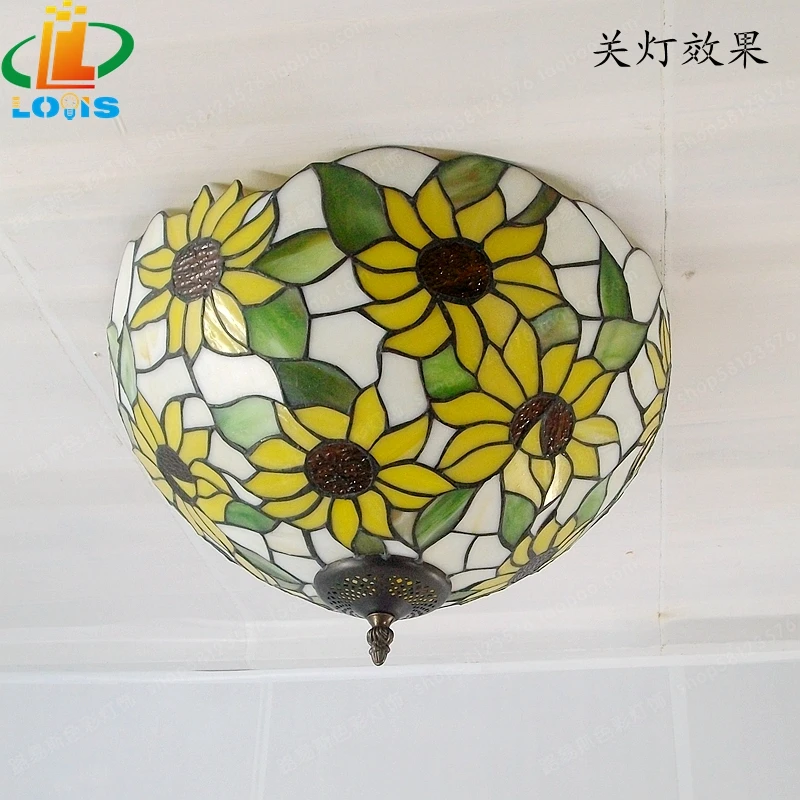 16-inch Continental pastoral fashion sunflowers ceiling Tiffanylamp yellow living room bedroom jigsaw Glass Lighting
16-inch Continental pastoral fashion sunflowers ceiling Tiffanylamp yellow living room bedroom jigsaw Glass Lighting