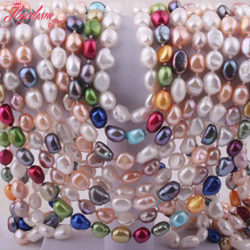 7x8-8x9mm Natural Freeform Freshwater Pearl Vintage Elegant Trendy Handmade Women Long Necklace 45" Not Button
7x8-8x9mm Natural Freeform Freshwater Pearl Vintage Elegant Trendy Handmade Women Long Necklace 45" Not Button