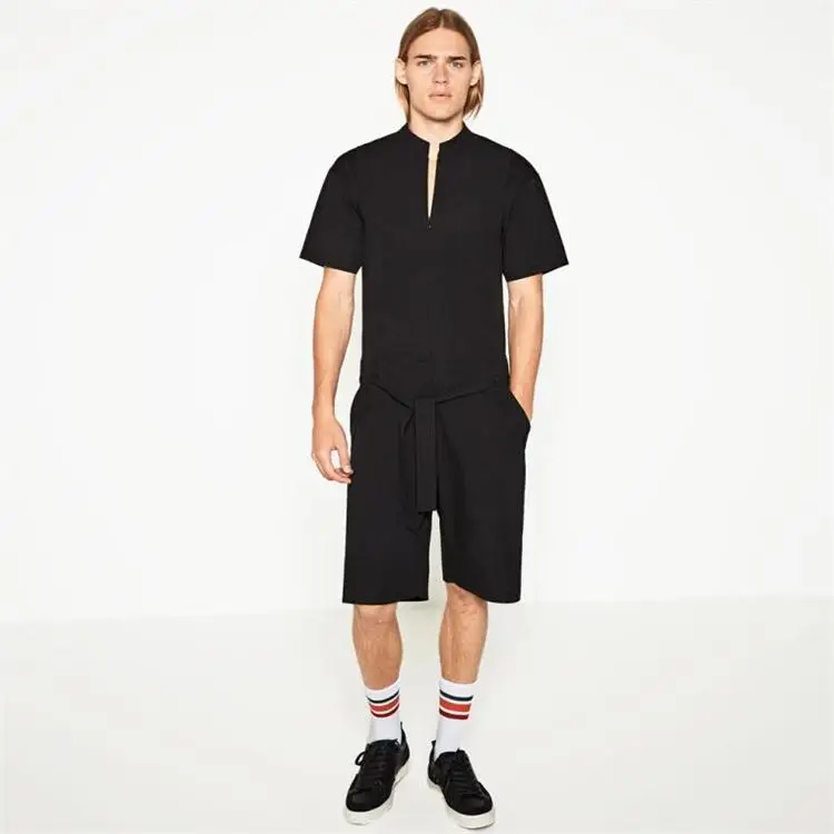 Jumpsuit Men Rompers One Piece Overalls Cotton Runway Designer Jumpsuit Playsuits Short Sleeve Summer Casual Male Short Sets
Jumpsuit Men Rompers One Piece Overalls Cotton Runway Designer Jumpsuit Playsuits Short Sleeve Summer Casual Male Short Sets