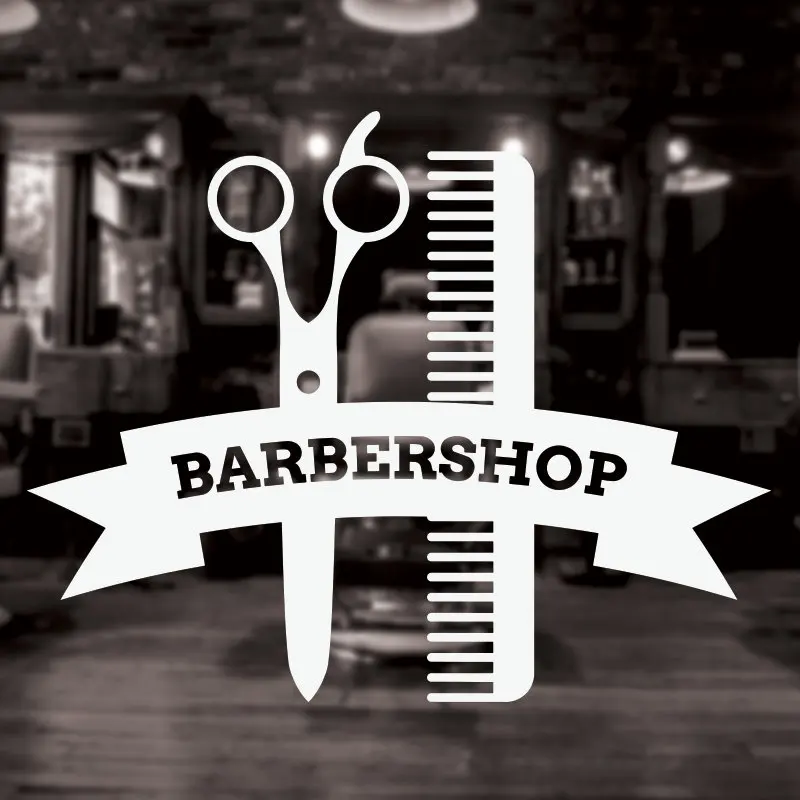 Scissors Comb Wall Decal Barber Shop Barbers Sign Vinyl Decals Stickers Haircuts Art Mural Hair Salon Room Wall Decoration G302
Scissors Comb Wall Decal Barber Shop Barbers Sign Vinyl Decals Stickers Haircuts Art Mural Hair Salon Room Wall Decoration G302