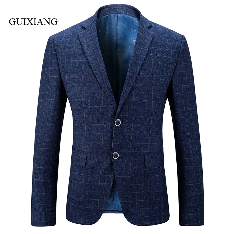 2019 New Arrival Style Men Blazers High Quality Fashion Casual Slim Plaid Two Single Breasted Men Suit Jacket Large Size S-3XL
2019 New Arrival Style Men Blazers High Quality Fashion Casual Slim Plaid Two Single Breasted Men Suit Jacket Large Size S-3XL