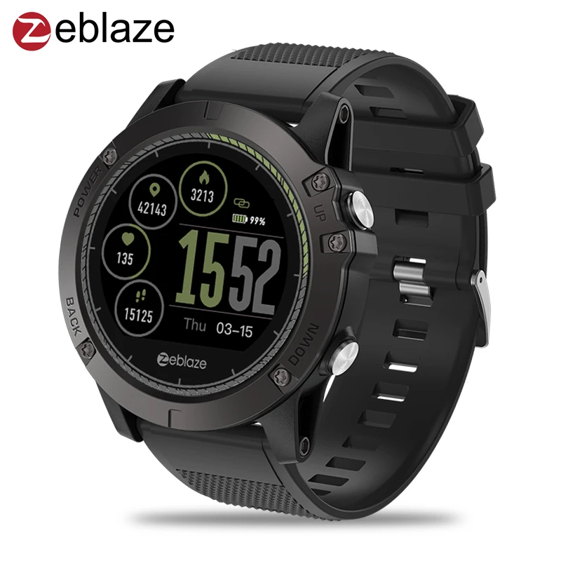 Оригинальные Смарт часы Zeblaze VIBE 3 HR IP67 водонепроницаемые носимые устройства