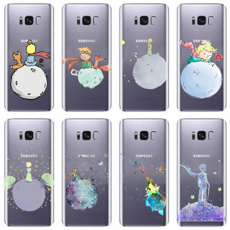 Мультяшный Маленький принц Космос земля чехол для телефона Samsung Galaxy S6 S6EDGE S7 S7EDGE S8