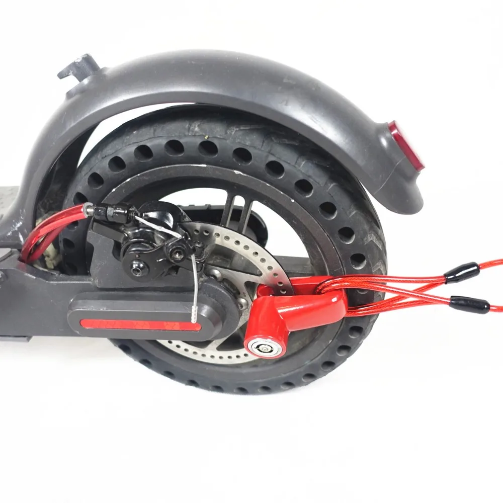 Anti-Theft Disc Brakes Lock with Steel Wire for Xiaomi Mijia M365 Electric Scooter Skateboard Wheels M365 Pro Lock Disc Brake
Anti-Theft Disc Brakes Lock with Steel Wire for Xiaomi Mijia M365 Electric Scooter Skateboard Wheels M365 Pro Lock Disc Brake