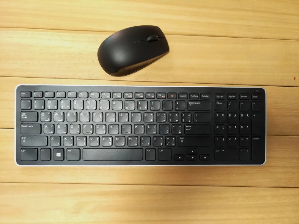 MAORONG TRADING original KM713 Ultra-thin Wireless Keyboard and Mouse Set for Dell Home Office Mute Arabic Keyboard
MAORONG TRADING original KM713 Ultra-thin Wireless Keyboard and Mouse Set for Dell Home Office Mute Arabic Keyboard