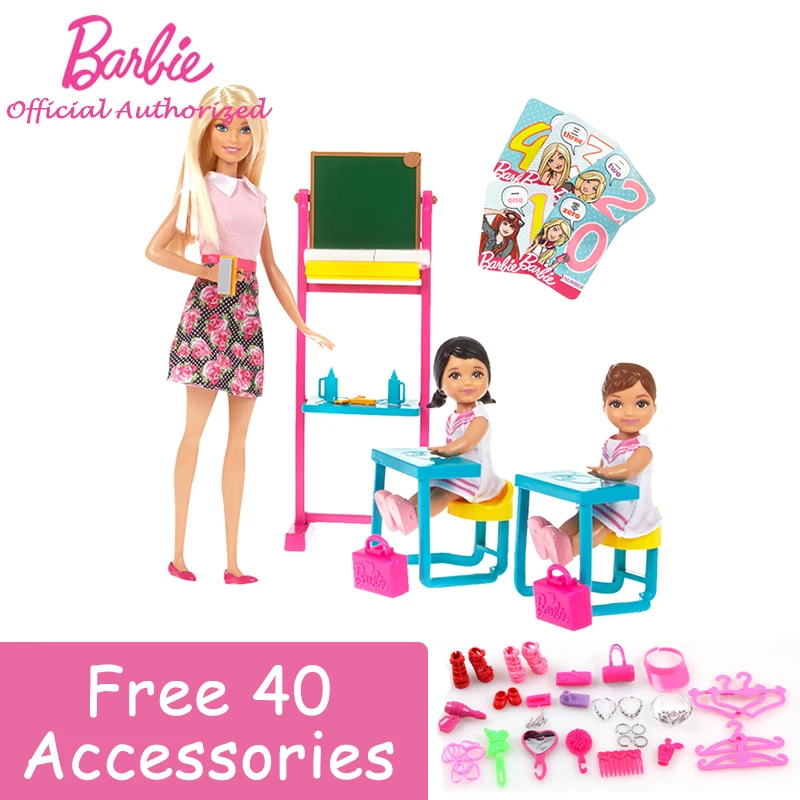 Barbie Authorize Brand Newest Dreams English Teacher Job Classroom And Student For Little Girl Birthday Gift Barbie Boneca FFB19
Barbie Authorize Brand Newest Dreams English Teacher Job Classroom And Student For Little Girl Birthday Gift Barbie Boneca FFB19