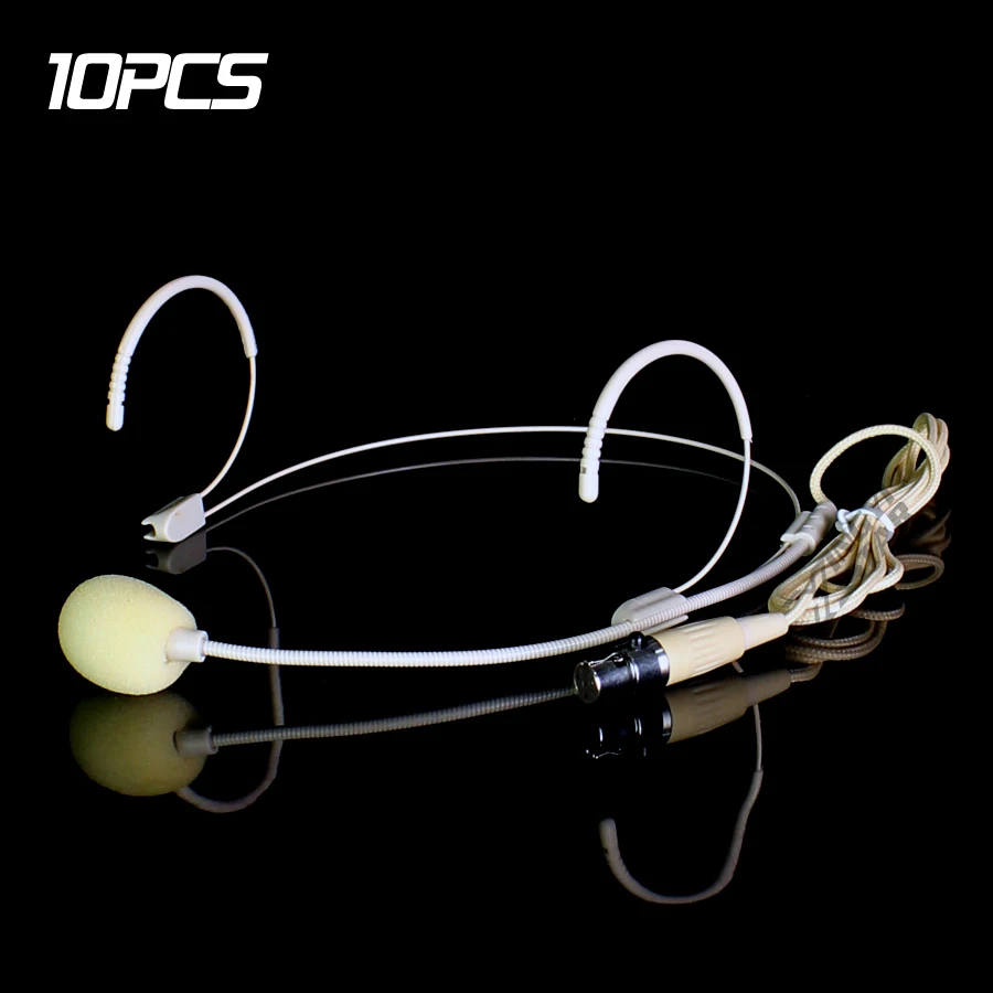 10Pcs Mini XLR 4 Pin TA4F Double Earhook Headworn Headset Microphone For SHURE Wireless Beltpack PG1 PG4 PG88 PG1288 PG58 PG14
10Pcs Mini XLR 4 Pin TA4F Double Earhook Headworn Headset Microphone For SHURE Wireless Beltpack PG1 PG4 PG88 PG1288 PG58 PG14