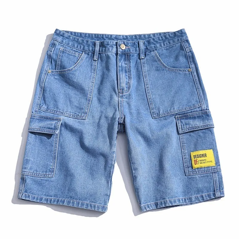 2019 Summer New Men Denim Jeans Cargo Shorts Men 100% Cotton Fashion Hip Hop Washed Short Jeans Loose Fit Fashion Streetwear Men
2019 Summer New Men Denim Jeans Cargo Shorts Men 100% Cotton Fashion Hip Hop Washed Short Jeans Loose Fit Fashion Streetwear Men