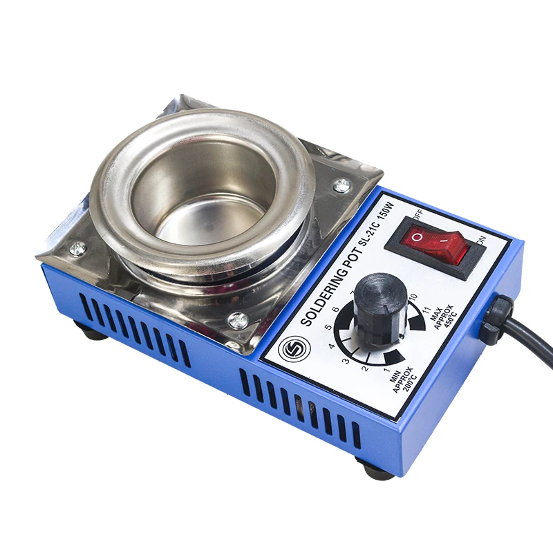 SL-21C 100W 50mm500g capacity digital thermostat Lead Pot Titanium Alloy Soldering 110V 220V
SL-21C 100W 50mm500g capacity digital thermostat Lead Pot Titanium Alloy Soldering 110V 220V