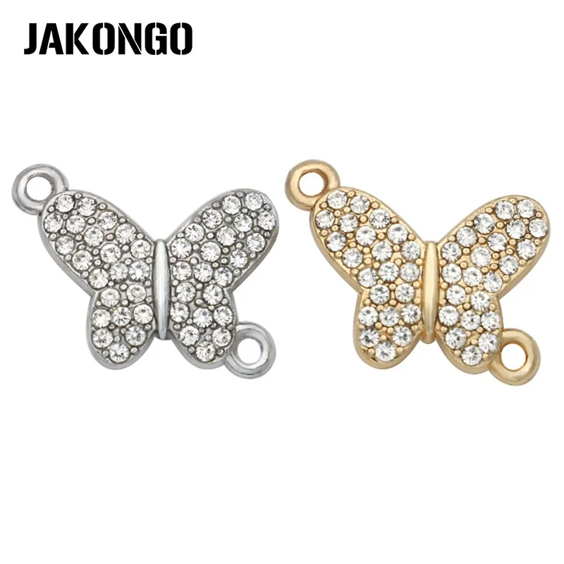 4Pcs Gold Silver Plated Crystal Butterfly Charm Connectors for Jewelry Making Bracelet Findings DIY Accessories 24*18mm
4Pcs Gold Silver Plated Crystal Butterfly Charm Connectors for Jewelry Making Bracelet Findings DIY Accessories 24*18mm