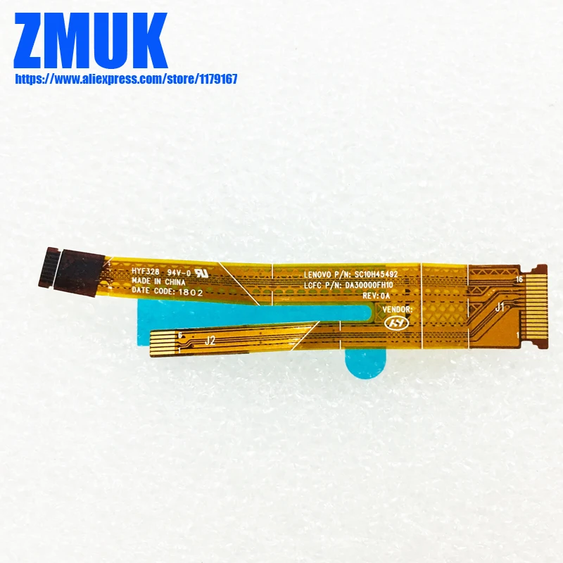 New Original Fingerprint Clickpad Cable For Lenovo Thinkpad T460s T470s Series,PN 00JT989 SC10H45492 DA3000FH10
New Original Fingerprint Clickpad Cable For Lenovo Thinkpad T460s T470s Series,PN 00JT989 SC10H45492 DA3000FH10