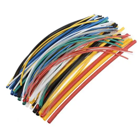70pcs Flame Retardant Durable 7 Color Assorted Colors Ratio 2:1 200mm Polyolefin Heat Shrink Tubing Tube
70pcs Flame Retardant Durable 7 Color Assorted Colors Ratio 2:1 200mm Polyolefin Heat Shrink Tubing Tube