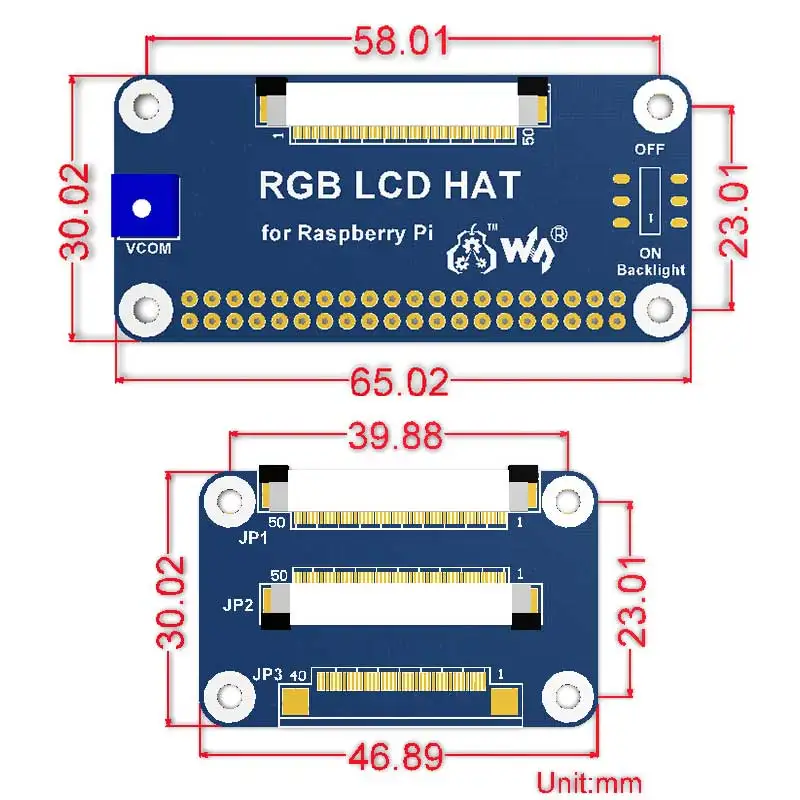 Материнская плата Raspberry Pi RGB с ЖК-дисплеем и разрешением 5 дюймов 7 10 1 | Компьютеры