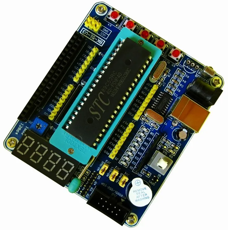 Бесплатная доставка STC89C52RC минимальная системная плата MCU макетная для умного
