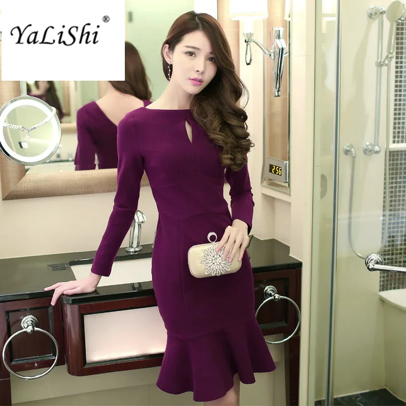 2020 Autumn Women Dress Long Sleeve O-Neck Bandage Bodycon Dress Sexy Party Slim Vintage Woolen Mermaid Dresses Vestidos Festa
2020 Autumn Women Dress Long Sleeve O-Neck Bandage Bodycon Dress Sexy Party Slim Vintage Woolen Mermaid Dresses Vestidos Festa