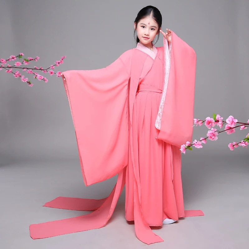 New Design Performance Dance Costume Girls Hanfu Dress Ancient Costume Classical Chinese Folk Dance Costumes for Children
New Design Performance Dance Costume Girls Hanfu Dress Ancient Costume Classical Chinese Folk Dance Costumes for Children