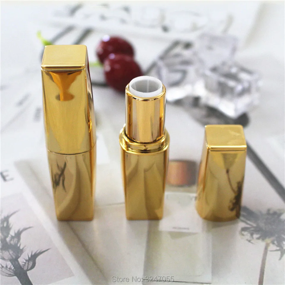 50pcs/lot 12.1mm Gold Square High-end Lipstick Tube, DIY Plastic Lip Rouge Sub Bottle, Top Grade Lip Balm Container, Beauty Tool
50pcs/lot 12.1mm Gold Square High-end Lipstick Tube, DIY Plastic Lip Rouge Sub Bottle, Top Grade Lip Balm Container, Beauty Tool