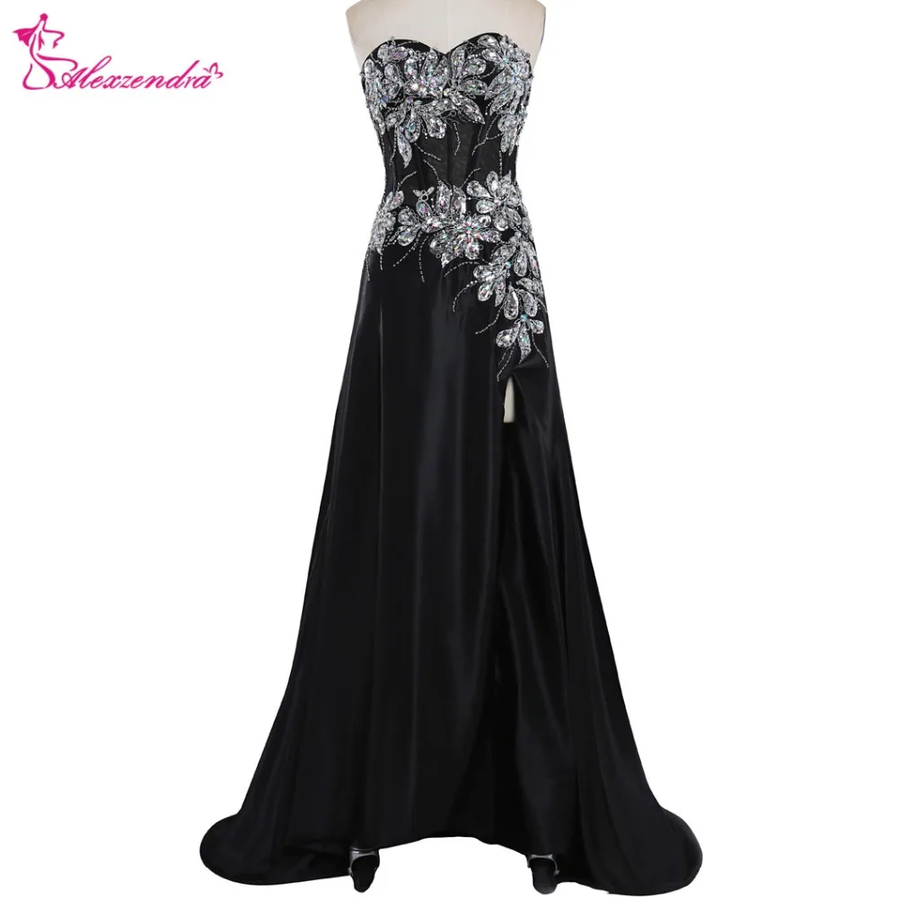 Alexzendra Black Chiffon Long Beaded A Line Prom Dresses Crystals Sweetheart Evening Gowns Party Dress
Alexzendra Black Chiffon Long Beaded A Line Prom Dresses Crystals Sweetheart Evening Gowns Party Dress
