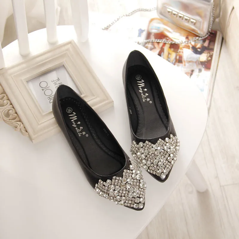 Fashion 2019 Flats Shoes Women Ballet Princess Shoes For Casual Crystal Boat Shoes Rhinestone Women Flats PLUS Size
Fashion 2019 Flats Shoes Women Ballet Princess Shoes For Casual Crystal Boat Shoes Rhinestone Women Flats PLUS Size