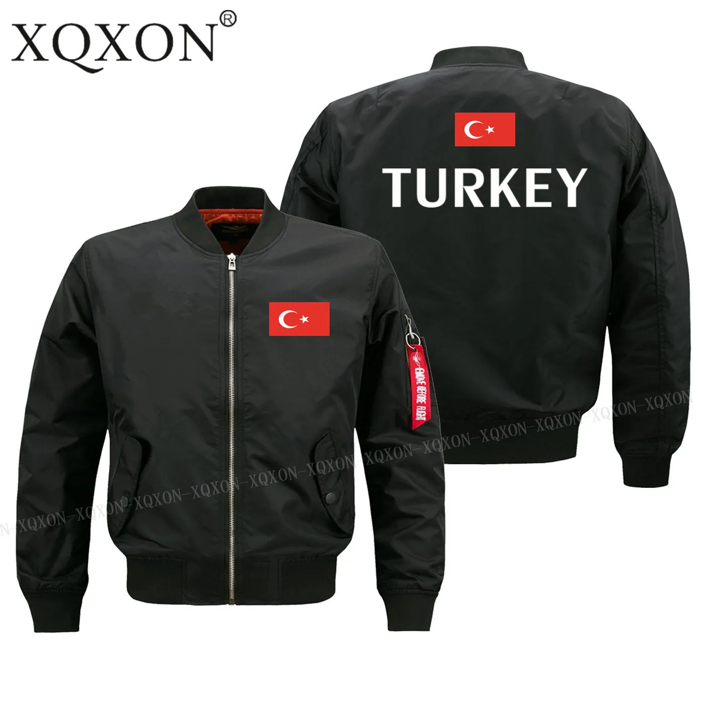 XQXON-2021Military Style Bomber Jacket High Quality Turkey Flag Design Baseballer Pilot Men Jackets Coats Top J193
XQXON-2021Military Style Bomber Jacket High Quality Turkey Flag Design Baseballer Pilot Men Jackets Coats Top J193