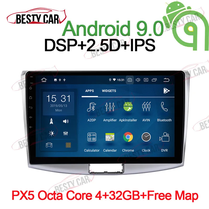 10 1 "Android 9 0 автомобильный мультимедийный плеер стерео gps навигация для VW Volkswagen