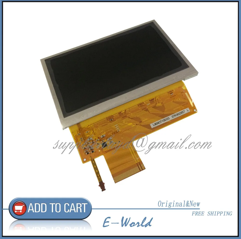 Оригинальный и новый ЖК-экран 4,3 дюйма LQ043T1DG03 LQ043T1DG для GPS, бесплатная доставка
Оригинальный и новый ЖК-экран 4,3 дюйма LQ043T1DG03 LQ043T1DG для GPS, бесплатная доставка