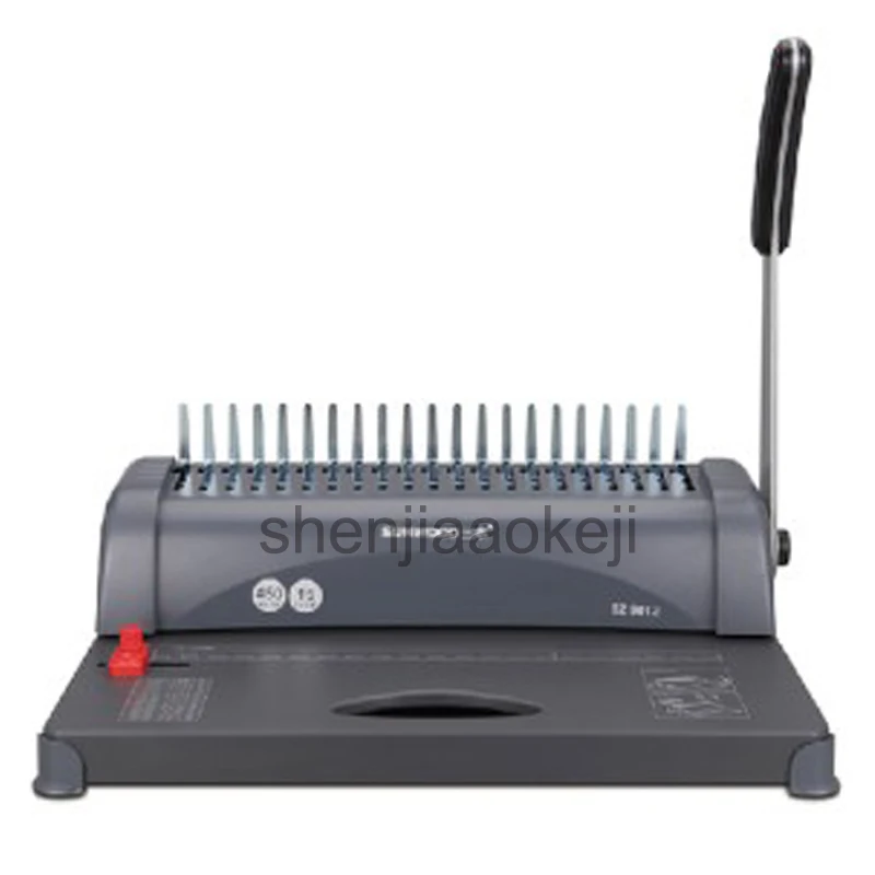 A4 paper comb type financial binding machine manual rubber ring clamp hole punching machine 21 hole manual binding machine 1pc
A4 paper comb type financial binding machine manual rubber ring clamp hole punching machine 21 hole manual binding machine 1pc