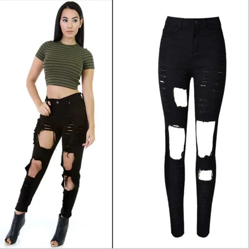 Sexy Hot Jeans Women Ripped Hole Tassel Jeans Female High waist Denim Cool Pants Streetwear Apparel
Sexy Hot Jeans Women Ripped Hole Tassel Jeans Female High waist Denim Cool Pants Streetwear Apparel