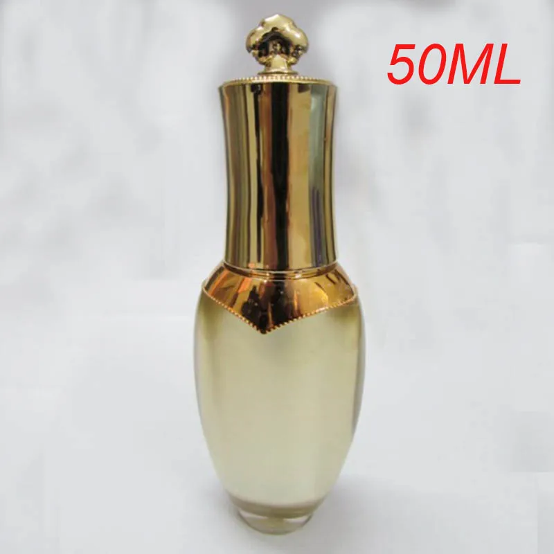 100pcs 50ML gold CROWN shape press pump bottle,50 ml gold cosmetic lotion bottle, unique 50ML gold Cosmetic Packaging
100pcs 50ML gold CROWN shape press pump bottle,50 ml gold cosmetic lotion bottle, unique 50ML gold Cosmetic Packaging