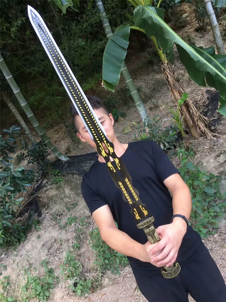 Уникальное китайское лезвие из высокоуглеродистой стали KungFu Jian 1090|Мечи| |