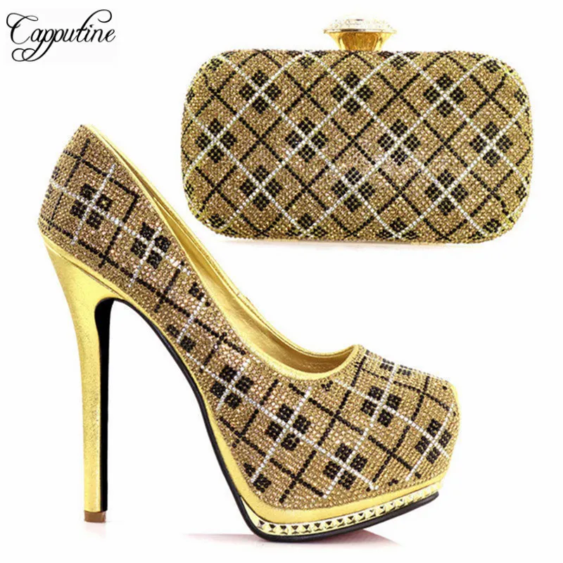Capputine High Quality Fashion Ladies Party Pumps Shoes With Evening Bag Rhinestone Women Wedding Shoes And Bag Set Italy Shoes
Capputine High Quality Fashion Ladies Party Pumps Shoes With Evening Bag Rhinestone Women Wedding Shoes And Bag Set Italy Shoes