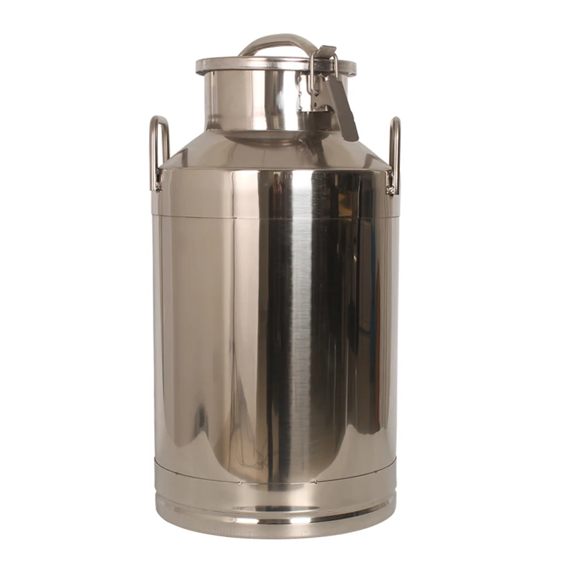 30L Stainless Steel Milk Can, Milk Transport Can, Bucket