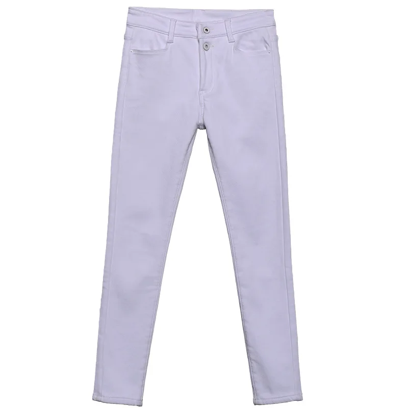 Large size Women white jeans female new Korean spring and autumn high waist trousers stretch Slim sexy black feet pants pants
Large size Women white jeans female new Korean spring and autumn high waist trousers stretch Slim sexy black feet pants pants