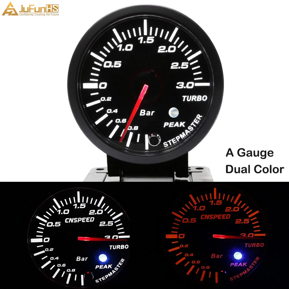 60mm Turbo Boost Gauge 3 Bar 12V Car White Amber Dual Color LED Light Meter Auto Racing Gauges + Sensor + Peak Warning 2.5 inch
60mm Turbo Boost Gauge 3 Bar 12V Car White Amber Dual Color LED Light Meter Auto Racing Gauges + Sensor + Peak Warning 2.5 inch