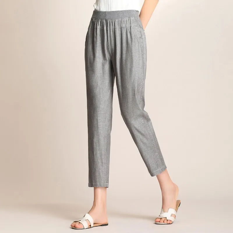 2019 Summer Middle Aged Women Casual Straight Pants Loose Trousers Elastic High Waist Floral Embroidery Pants Plus Size 4XL
2019 Summer Middle Aged Women Casual Straight Pants Loose Trousers Elastic High Waist Floral Embroidery Pants Plus Size 4XL